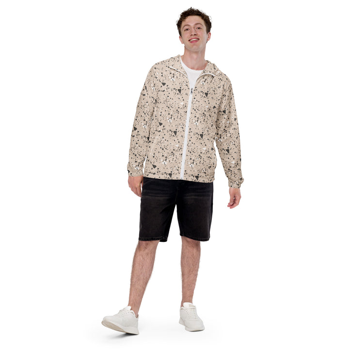 Men’s Windbreaker - Beige Grains