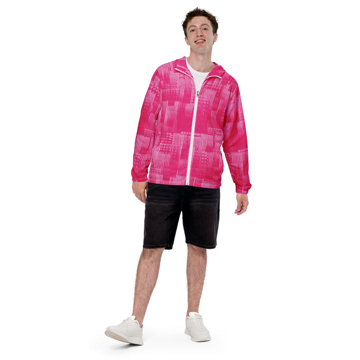 Men’s Windbreaker - Pink Stream