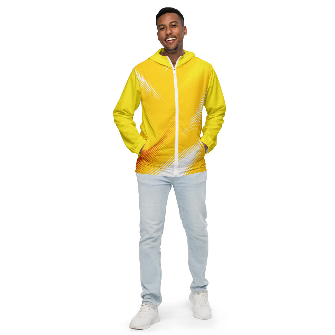 Men’s Windbreaker - Yellow-White Day