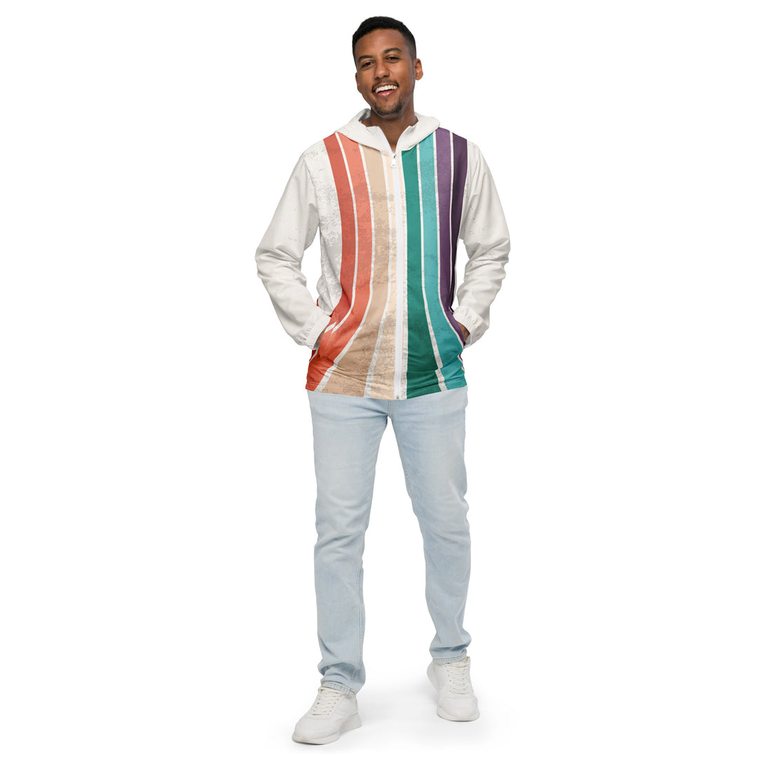 Men’s Windbreaker - Rainbow Victory