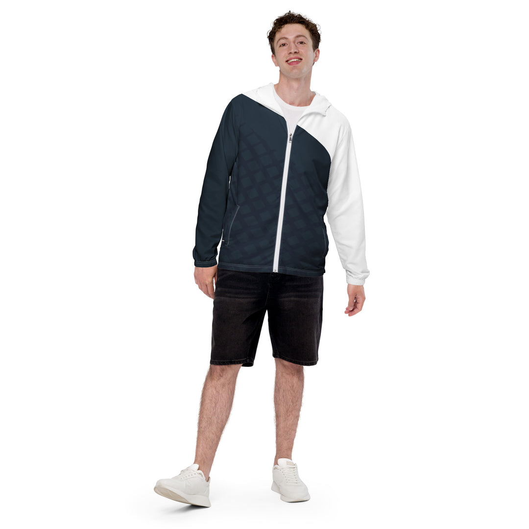 Men’s Windbreaker - Blue-White Play