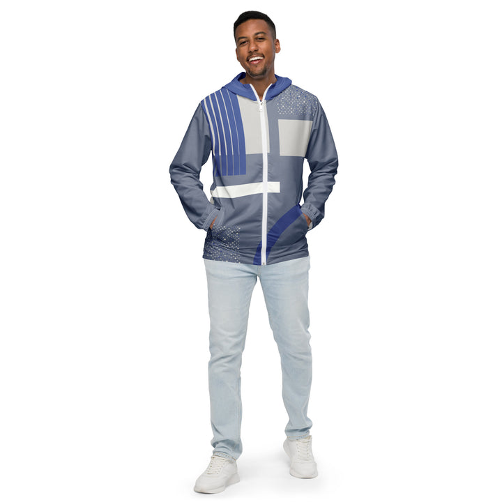 Men’s Windbreaker - Grey-Blue General