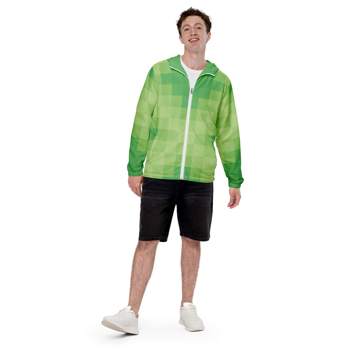 Men’s Windbreaker - Green Cross