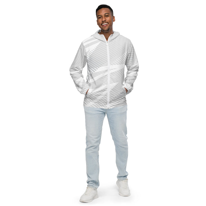 Men’s Windbreaker - White-Grey Goal