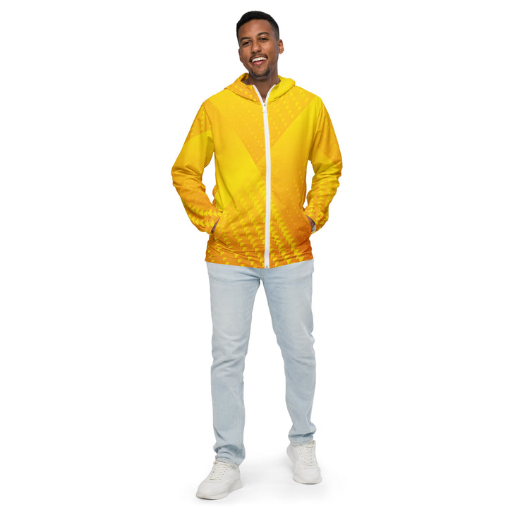 Men’s Windbreaker - Yellow Triangle