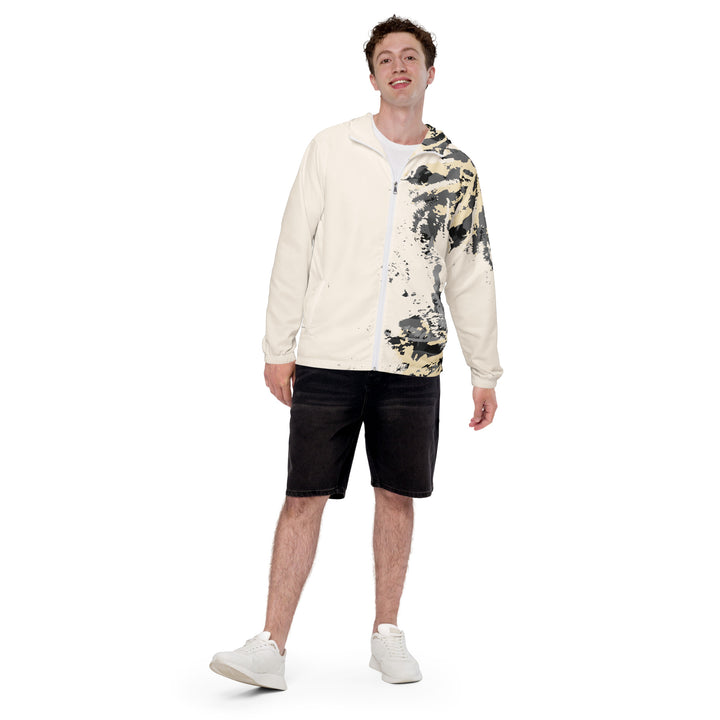 Men’s Windbreaker - Beige-Grey Try