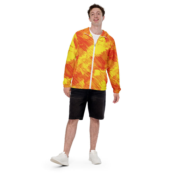 Men’s Windbreaker - Orange-Yellow Sunrise