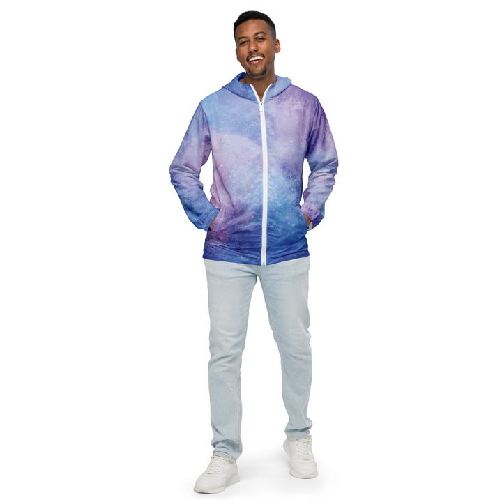 Men’s Windbreaker - Blue Cosmos