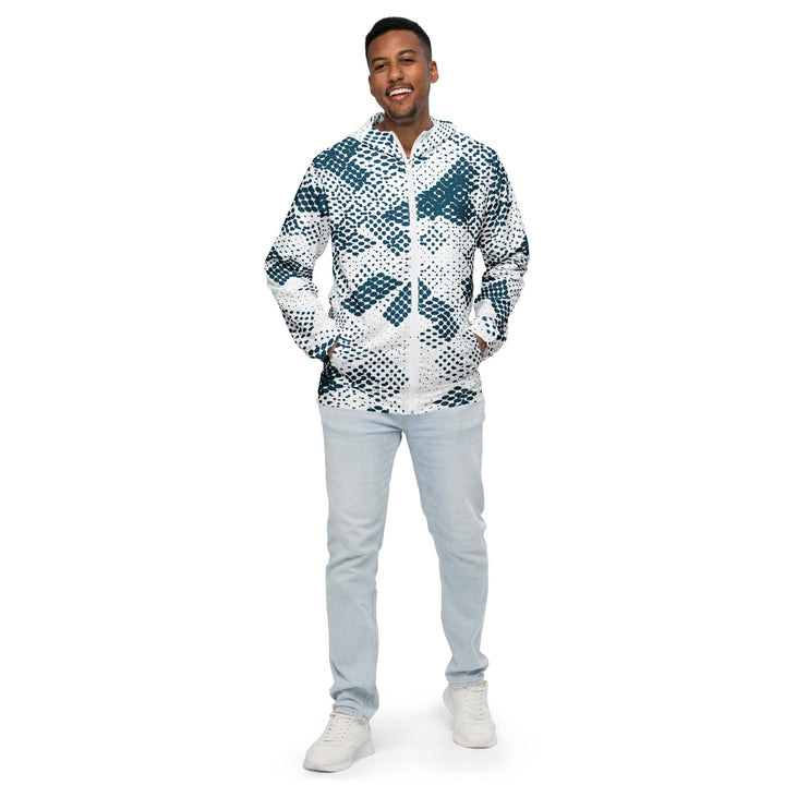 Men’s Windbreaker - White-Blue Fall