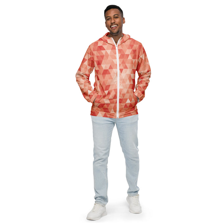 Men’s Windbreaker - Red Precise