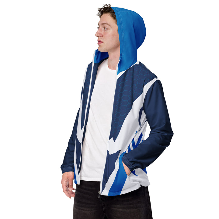 Men’s Windbreaker - Blue-White Unit