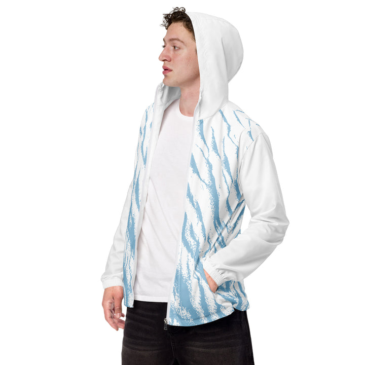 Men’s Windbreaker - Blue-White Sand