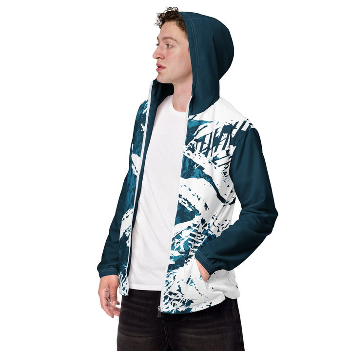 Men’s Windbreaker - Blue-White Nerve