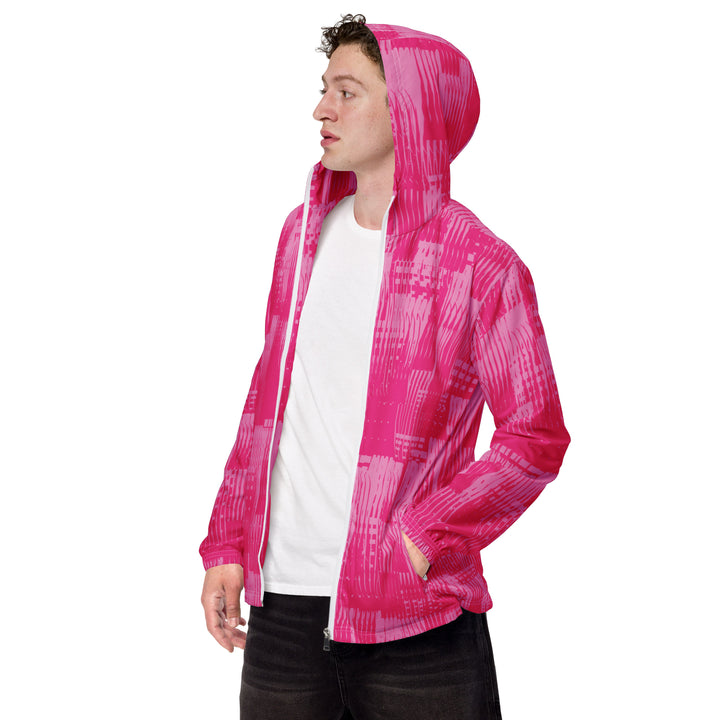 Men’s Windbreaker - Pink Stream