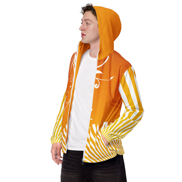 Men’s Windbreaker - Orange Sun