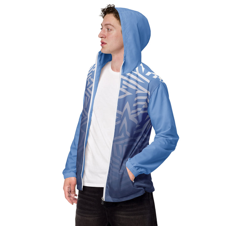 Men’s Windbreaker - Blue-White Star