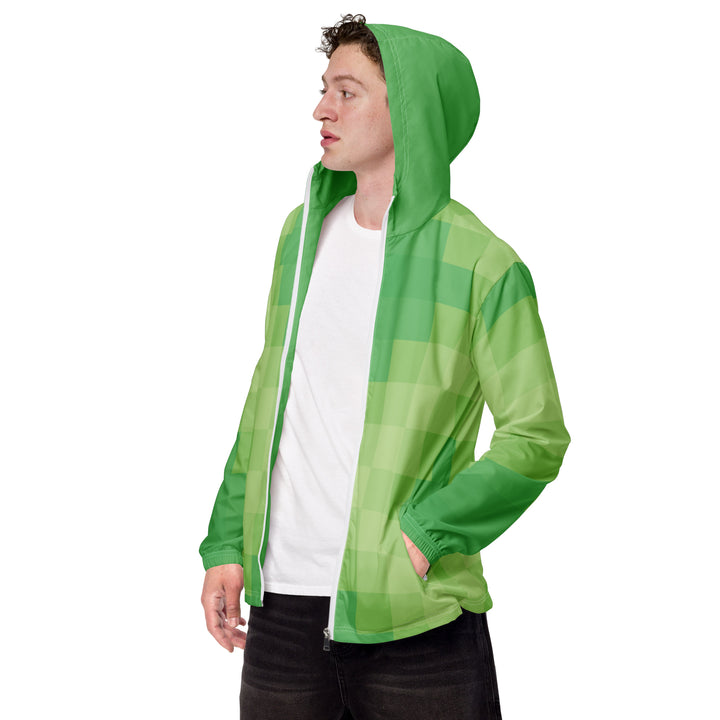 Men’s Windbreaker - Green Cross