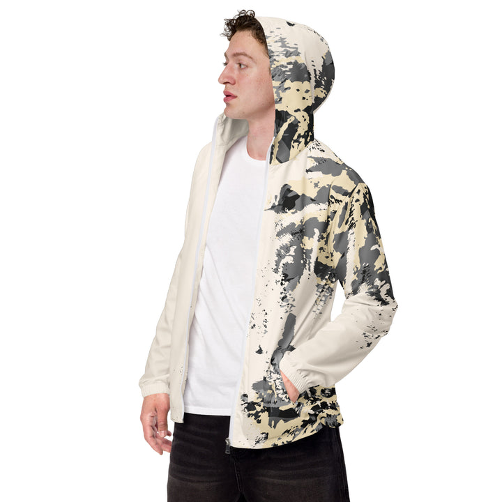 Men’s Windbreaker - Beige-Grey Try