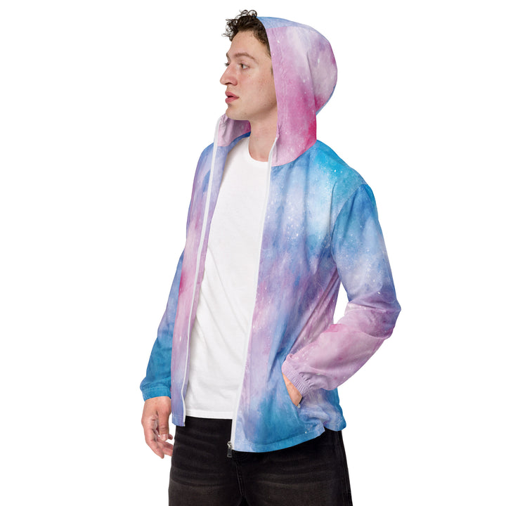 Men’s Windbreaker - Pink-Blue Dream