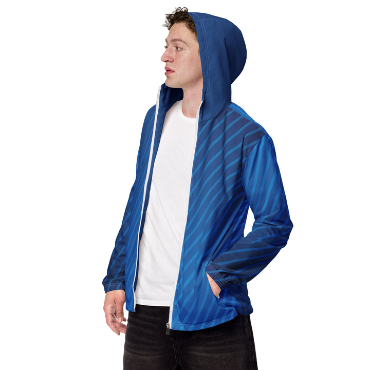 Men’s Windbreaker - Blue Edge