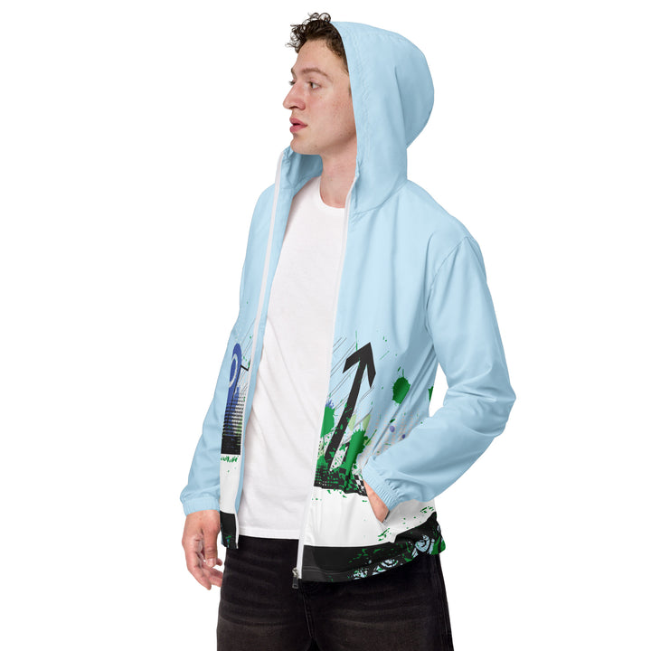 Men’s Windbreaker - Blue-Black Newcomer