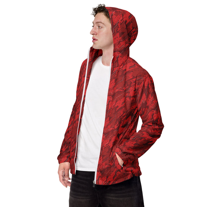 Men’s Windbreaker - Red Current