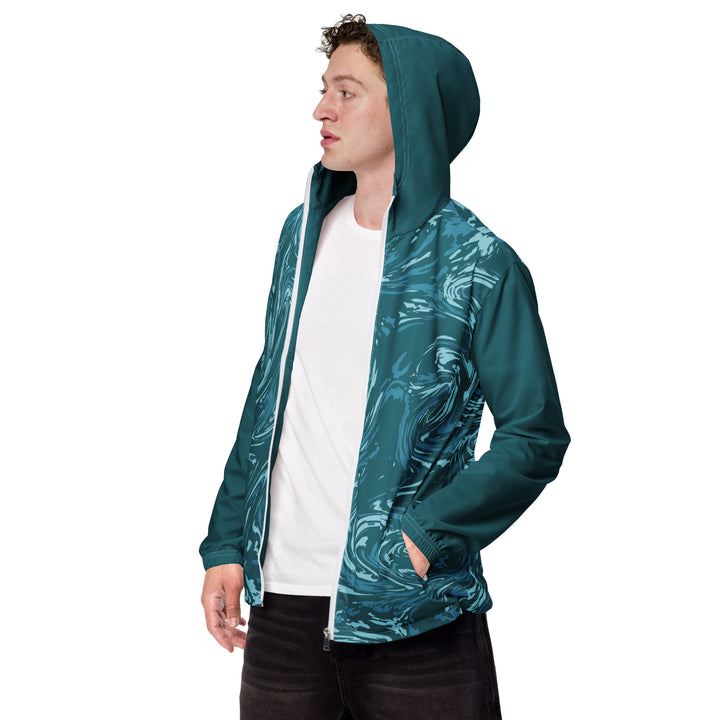 Men’s Windbreaker - Green Mirage