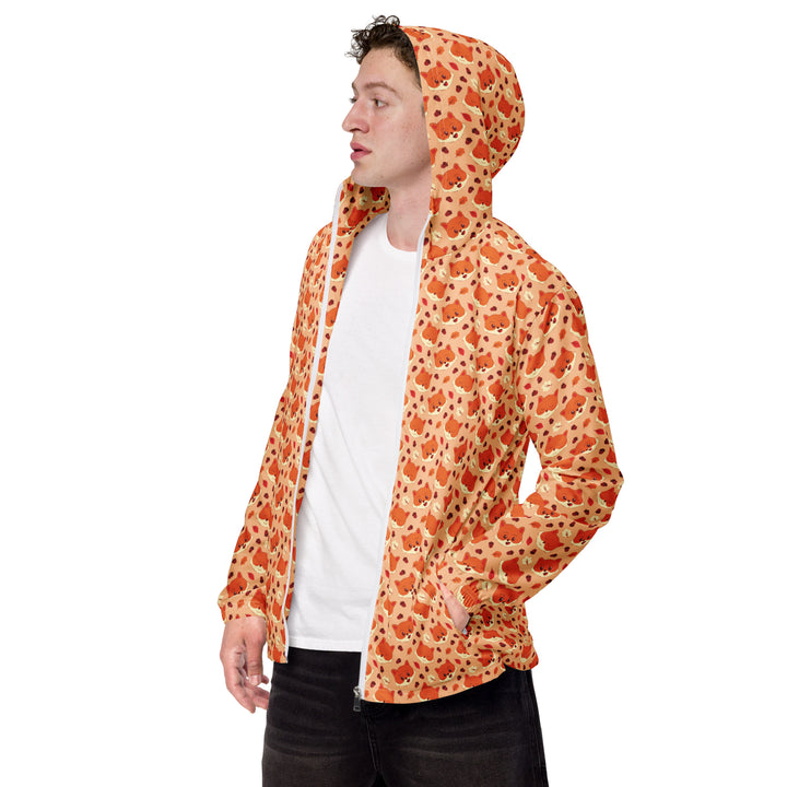 Men’s Windbreaker - Orange Fox