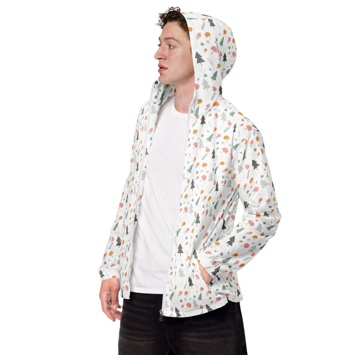 Men’s Windbreaker - White Christmas