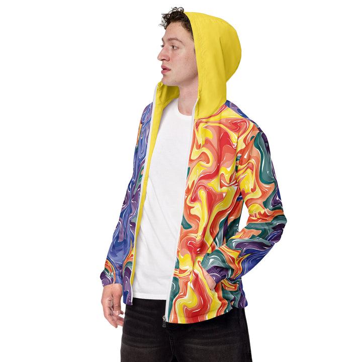 Men’s Windbreaker - Rainbow Crazy