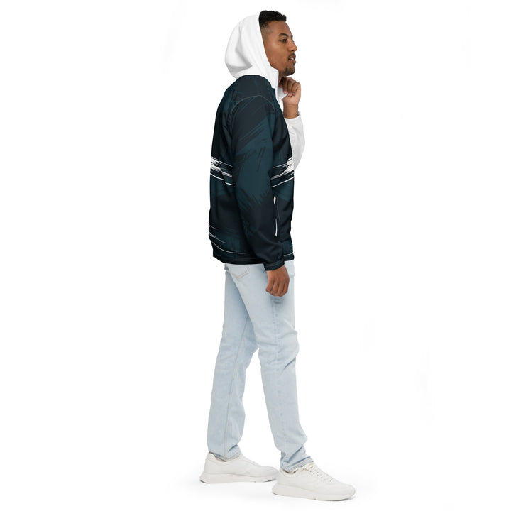 Men’s Windbreaker - Blue-White Shine