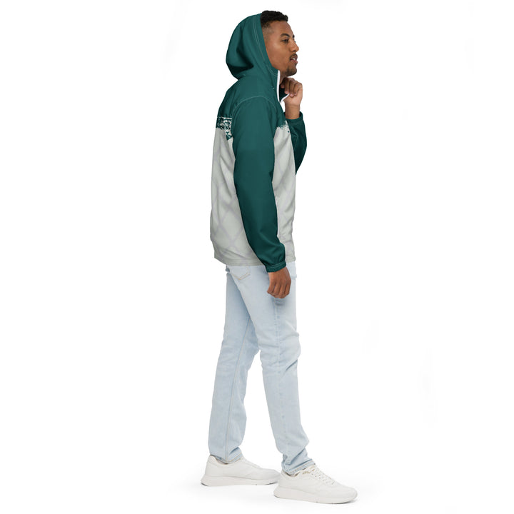 Men’s Windbreaker - Green-Grey Sword