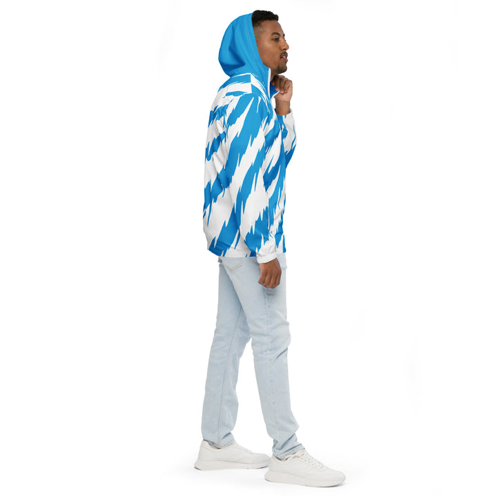 Men’s Windbreaker - White-Blue Safari