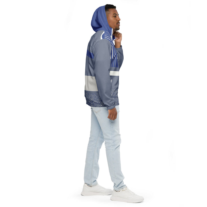 Men’s Windbreaker - Grey-Blue General