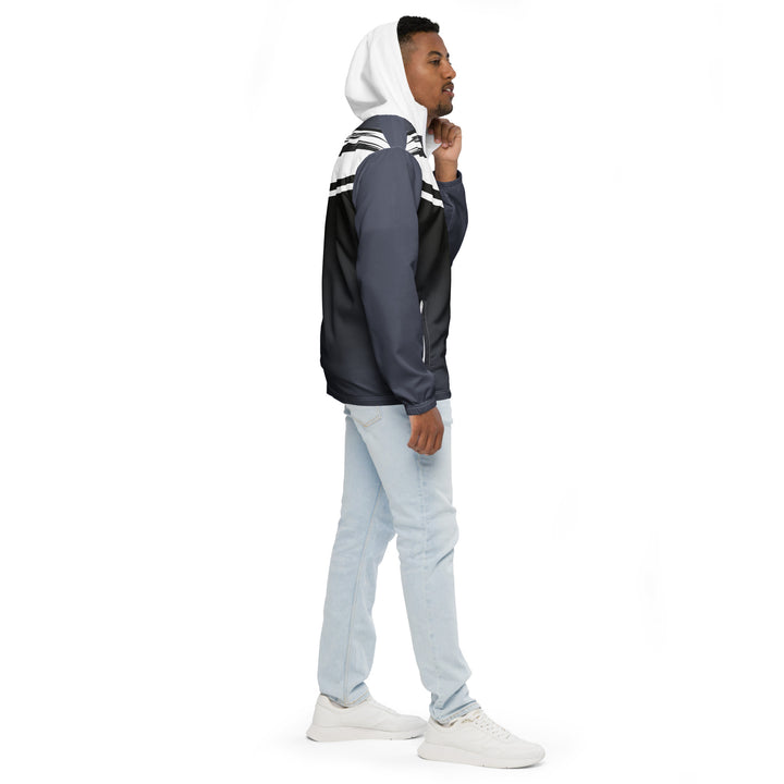 Men’s Windbreaker - Grey-White Casual