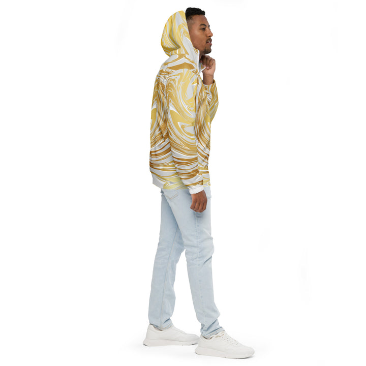 Men’s Windbreaker - White-Yellow Blend