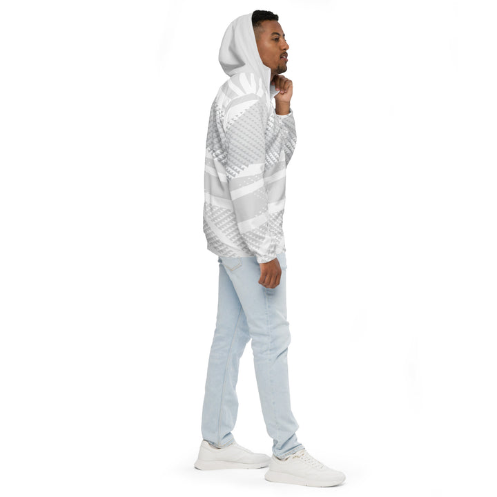 Men’s Windbreaker - White-Grey Goal