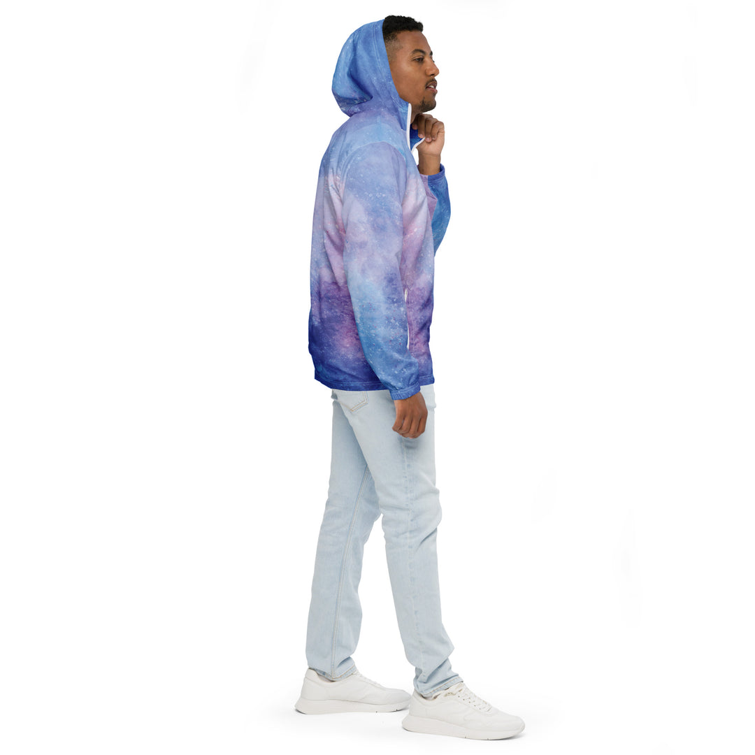 Men’s Windbreaker - Blue Cosmos