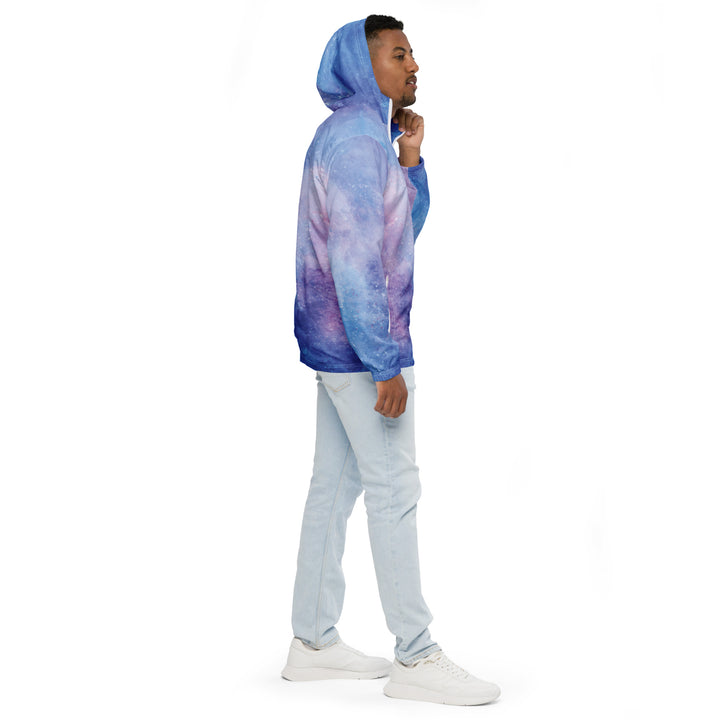 Men’s Windbreaker - Blue Cosmos