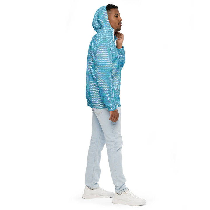 Men’s Windbreaker - Blue-White Lost