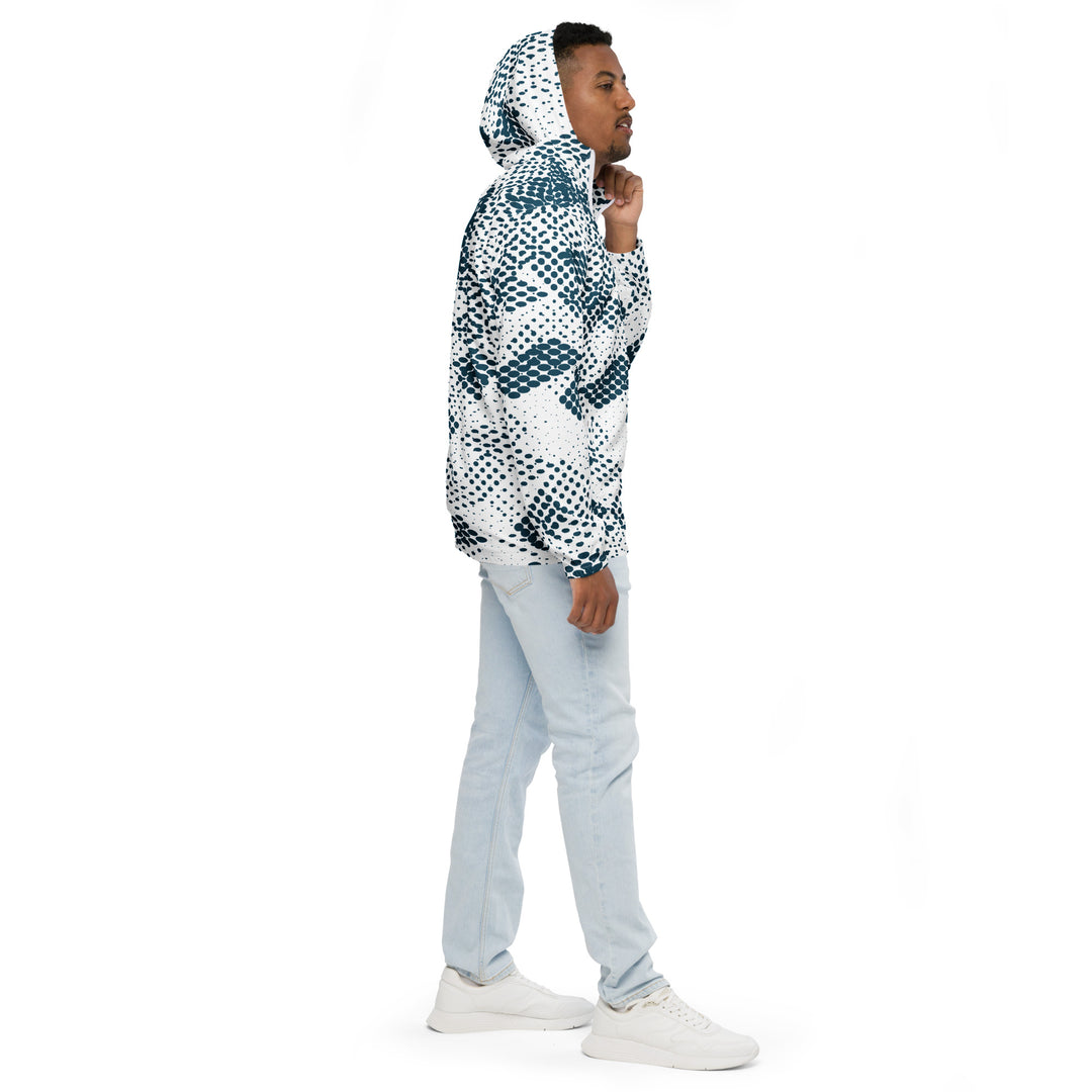 Men’s Windbreaker - White-Blue Fall