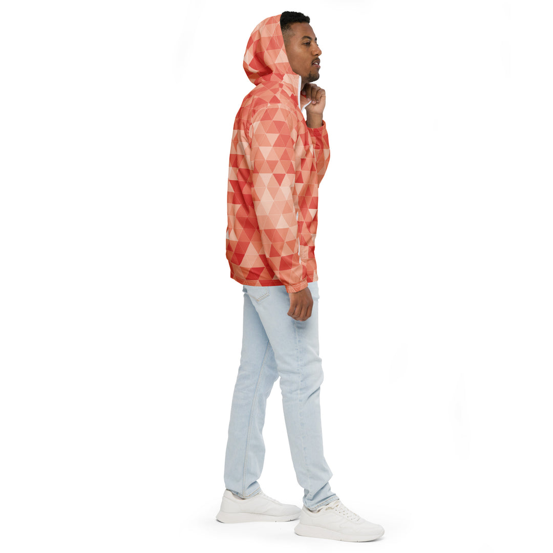 Men’s Windbreaker - Red Precise