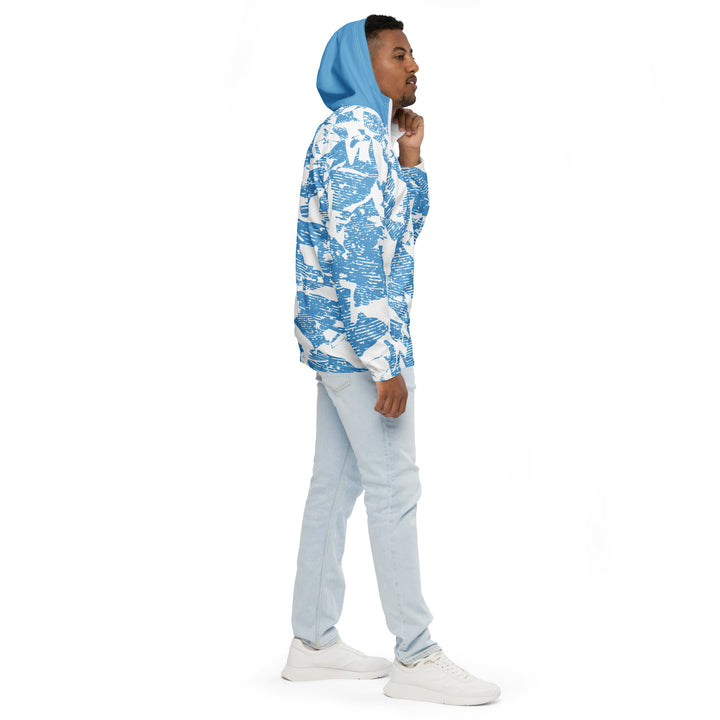 Men’s Windbreaker - White-Blue Win