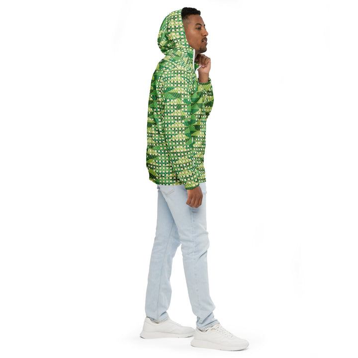 Men’s Windbreaker - Green Leaves