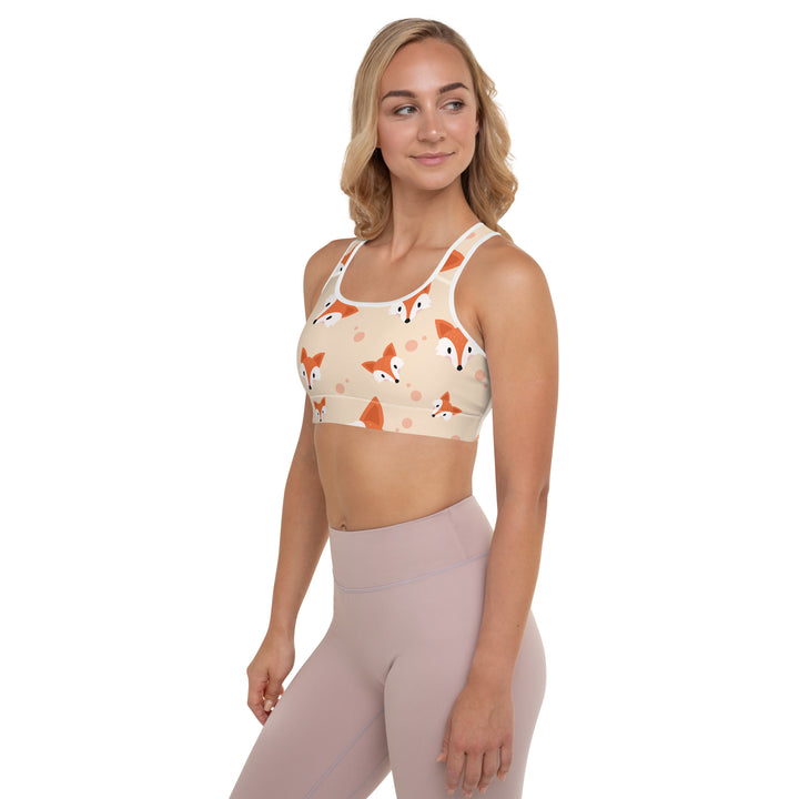 Padded Sports Bra - Beige Fox