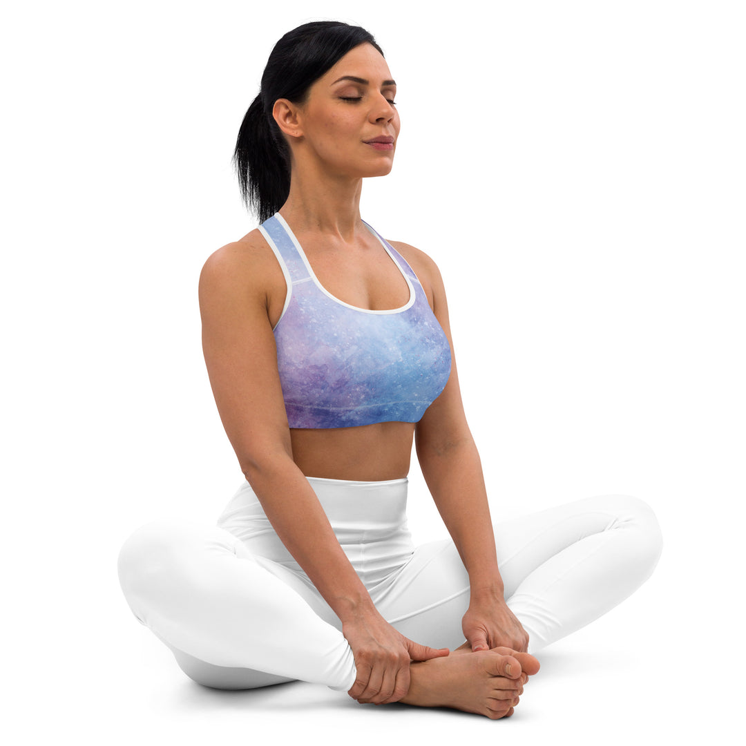 Padded Sports Bra - Blue Cosmos