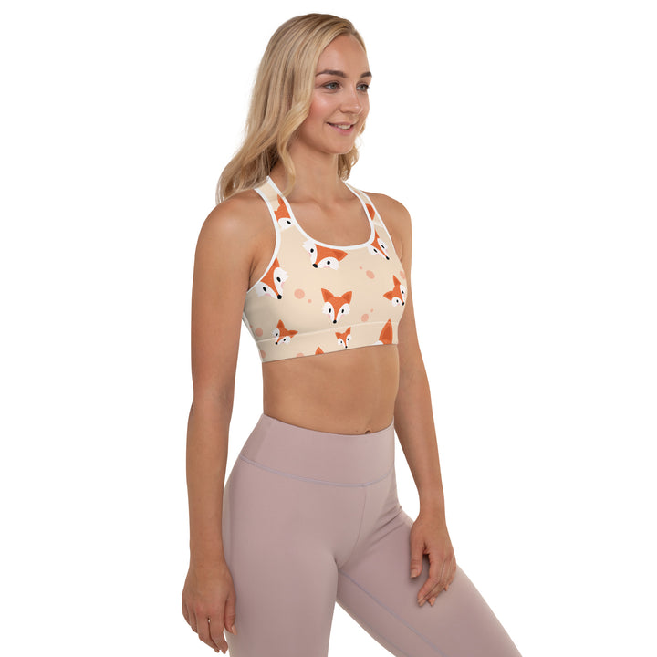 Padded Sports Bra - Beige Fox