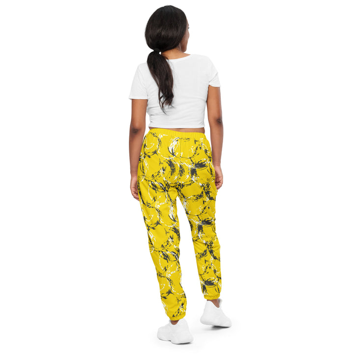 Unisex Track Pants - Yellow Circles