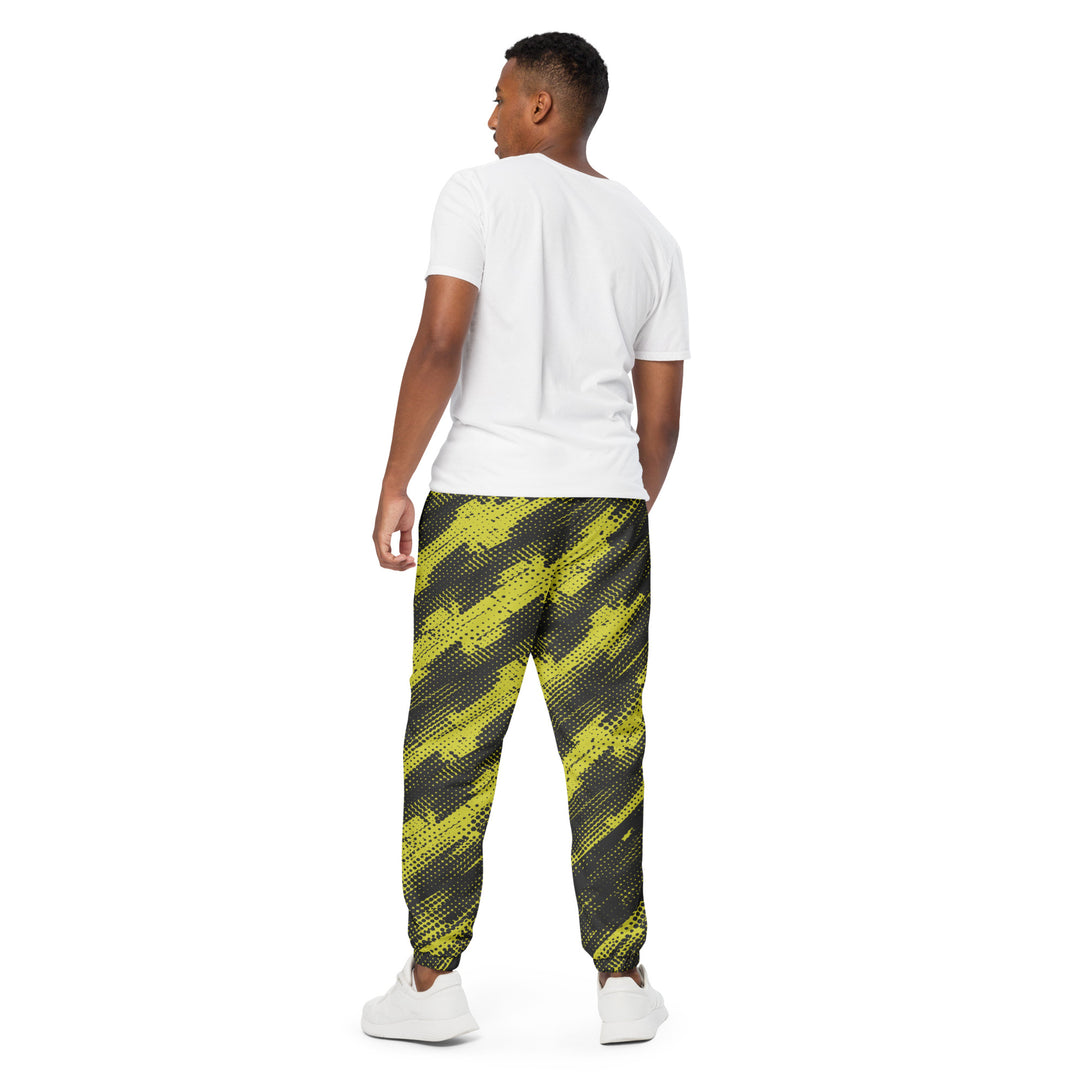 Unisex Track Pants - Yellow-Grey Newcomer