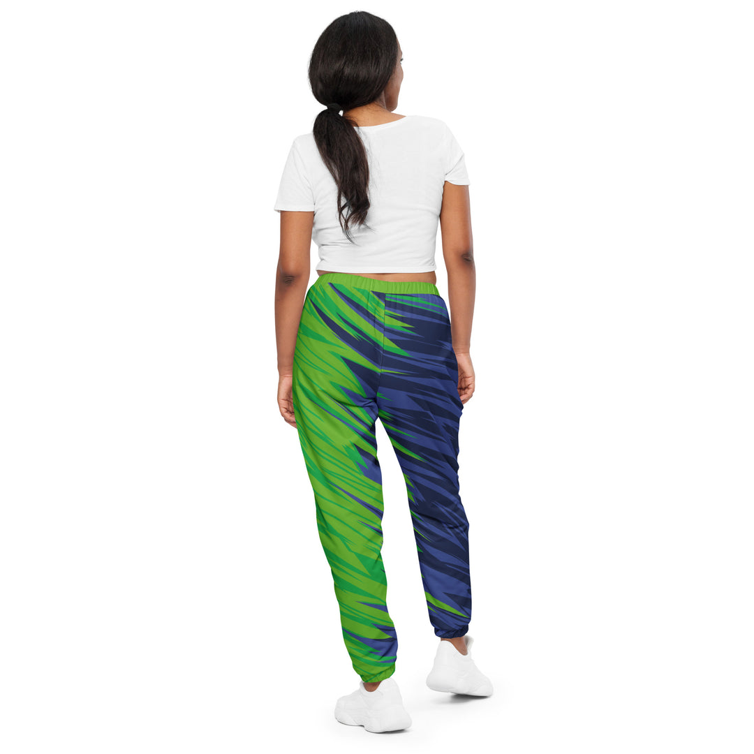 Unisex Track Pants - Green-Blue Move